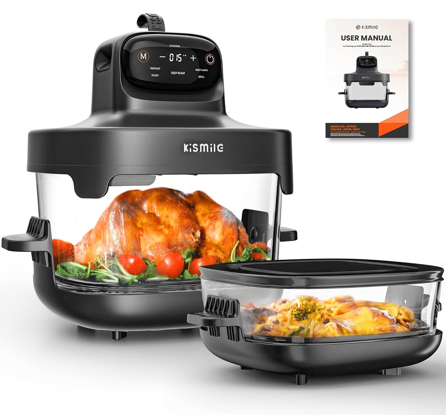 Kismile Roasti Portable Air Fryer 5-in-1 K8126